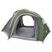 vidaXL Trekkingtent - Groen - 3-persoons - Waterbestendig