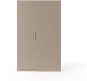 Wasophoogte® Opbergkast - Zijkast voor wasmachine kast - Module J3 - 700(D)*1300(B)*2110(H) mm - Taupe