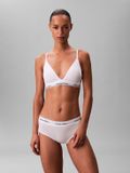 Calvin Klein Dames Balconette bh met lichte ondersteuning, katoen/modal, wit, XL