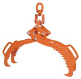 StarTech Hout- en stamklem - 4-klauw houtgreep - Draagvermogen 1202 kg - Opening 71 cm - 8 mm gelegeerd staal - Geschikt voor bosbouw- en landbouwwerkzaamheden - Oranje