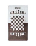 MANI TEXTILE TPS_ECHEC_MARR_80 tapijt, polyester, bruin, 80 x 150