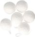 Decoris Kerstballen sneeuw - 36 stuks - Wit - D8 cm