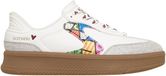 Skechers Dames Hotshot HI Britto Landscape Slip Ins Sneakers Blanc Multi