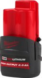 Milwaukee M12 HB2.5 Accu HIGH OUTPUT™ 12V 2.5Ah - 4932480164