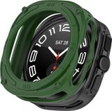 By Qubix Qubix - TPU Harnas case (open front) - Groen - Samsung Galaxy Watch Ultra / Ultra 2 - 47mm