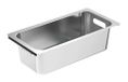 Shock 629017 roestvrijstalen spoelbak Vero en Nemo N100 368 x 185 x 110 mm