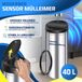 KESSER® Poubelle automatique à capteur Poubelle en acier inoxydable Poubelle