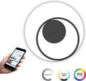 EGLO connect.z Calagrano-Z Plafondlamp - Ø 45 cm - Zwart|Wit - Instelbaar RGB & wit licht - Dimbaar - Zigbee