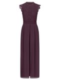 APART Fashion Aparte jumpsuit voor dames met kanten bovendeel en jumpsuit met kanten top (1 stuk), pruim, 44
