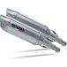 GPR Exclusive Silencieux Slip On Homologué Furore-x Inox Double Honda Vtr 1000 Sp-1 Rc51 00-01 H.48.fxsc