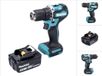 Makita DDF 487 F1 Accuboormachine 18 V 40 Nm Borstelloos + 1x Oplaadbare Accu 3.0 Ah