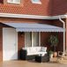 Maison Exclusive - Store banne électrique, 4,5 x 3 mètre, rayé bleu et blanc