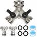 Y-Verdeler Eau 3/4 Pouce, 2 voies Raccord