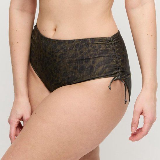 PrimaDonna Swim Ratjada Bikini Taille Slip met koordjes 4014452 Jungle Jaguar - maat 42