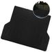 Zone Tech Alle Weer Rubber Semi Patroon Cargo Boot Liner Kofferbak Vloermat Premium Kwaliteit Zwarte Heavy Duty Cargo Trunk Vloermat