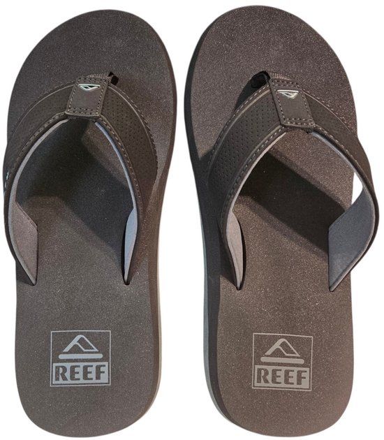 Reef The Layback Zwart Synthetisch Heren Teenslippers - Maat 39
