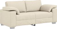 vidaXL Bank Beige Linnenmix 180 x 80 x 82 cm