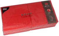 Papstar 150 Servetten DAILY Collection 1/8 vouw 32 cm x 32 cm rood