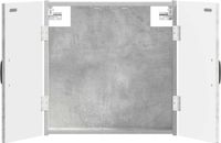 vidaXL Dartbord Kabinet HAARLEM Betongrijs 52,5 x 10,5 x 53,5 cm
