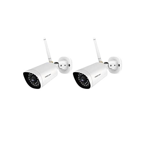Foscam G4P IP-camera voor buiten, 4 MP – WLAN-bewakingscamera met nachtzicht 20 m – Full HD 2 K – bewegingsdetectie