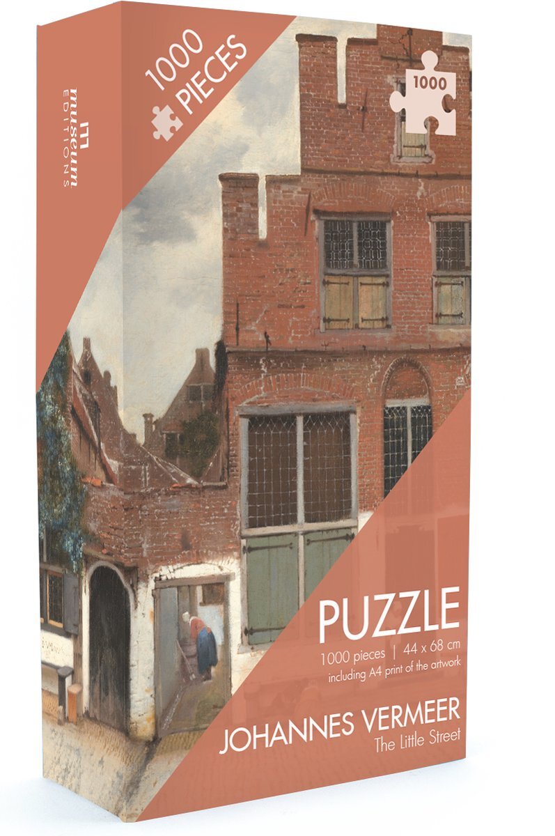 Lanzfeld (museumwebshop.com) Puzzel, 1000 stukjes, Johannes Vermeer, Straatje van Vermeer