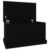 vidaXL - Opbergbox - 70x40x38 cm - bewerkt hout - zwart
