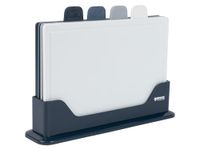 Gimex Snijplankenset - 4 Snijplanken - Inclusief houder - Anti-slip