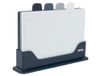 Gimex Snijplankenset - 4 Snijplanken - Inclusief houder - Anti-slip
