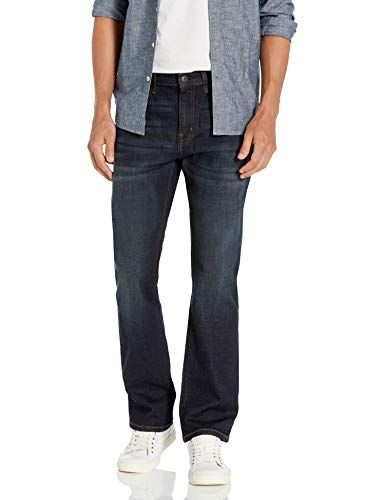 Amazon Essentials Men's Slim Fit Bootcut Jeans - Dark Denim