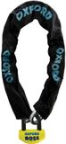 Oxford OF807 Kettingslot met Beugelslot - ART-4 Gekeurd - 1.2 Meter - Zwart