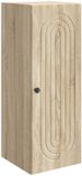 vidaXL Wandkast Sonoma Eiken 33 x 34,5 x 90 cm Bewerkt hout