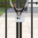 vidaXL Hangslot - 6 st - Zilver - Staal