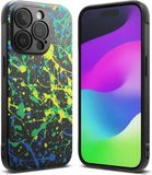 Ringke Onyx Design - Hoesje Geschikt voor Apple iPhone 15 Pro Max - Back Cover Flexibel TPU - Militaire Standaard - Paint