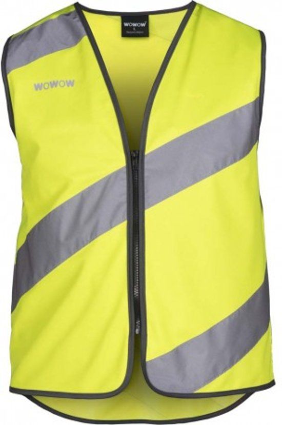 WOWOW Roadie Veiligheidsvestje - Fluojas Fietsen hardlopen - Small