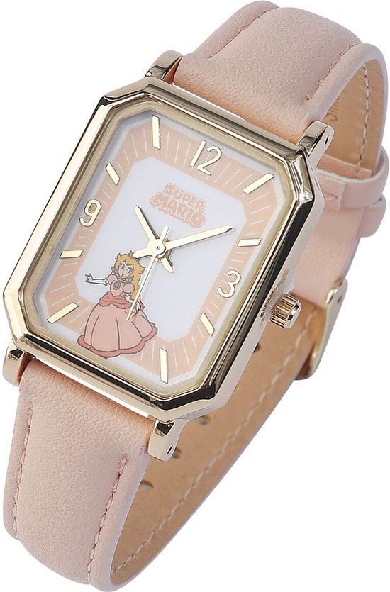 Super Mario Princess Peach Wandklok - Meerkleurig