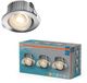 Osram Spot Set LED inbouwspot DIM IP44 4,9W Chroom, set van 3
