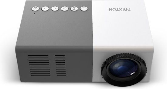 PRIXTON Cinema Mini Beamer - Draagbare projector - Wit