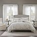 OEM Jeu de literie en coton, couleur taupe, taille king