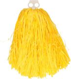 Funny Fashion Cheerballs / pompoms - Geel - 28 cm