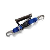 Divemarine Étendre câble en acier inoxydable avec double mousqueton à