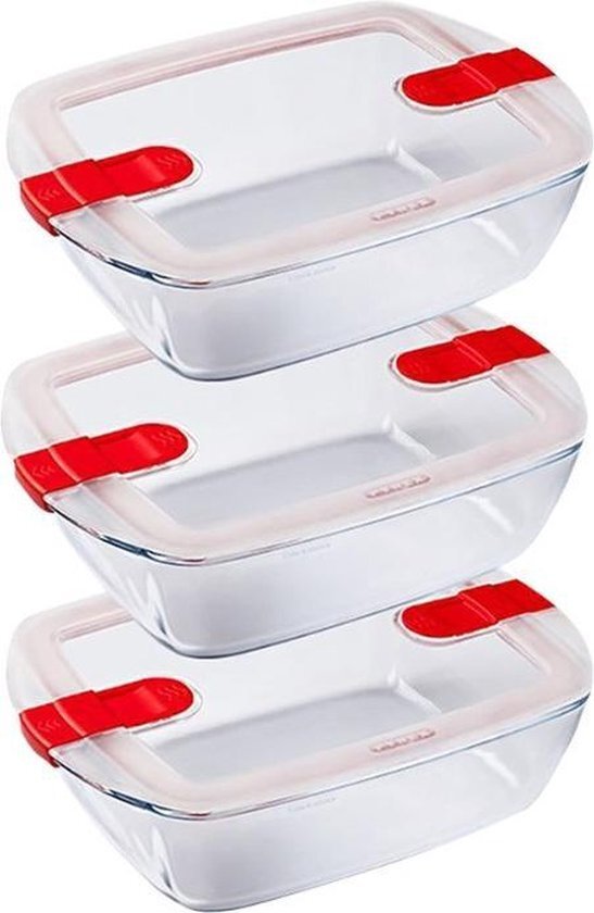 Pyrex Bewaardoos, Glas, 1,1 L