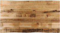 vidaXL Tafelblad met natuurlijke rand 110x60x2,5 cm massief mangohout