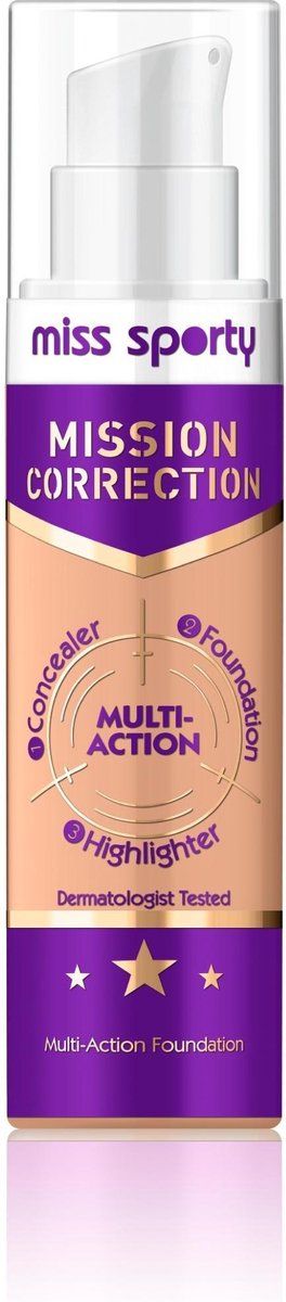 Miss Sporty - NEW Mission Correction Foundation - Medium - Beige - 3607343714785
