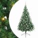 vidaXL - Plastique - Pré-éclairé - Sapin de Noël - avec - 300 - LED - Vert - 180 - cm - PVC