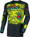 ONeal Element Rancid S26, maillot pour enfants, Noir/Jaune Néon/Bleu Clair/Rouge, XS