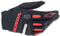 Alpinestars Honda Full Bore Handschoenen Zwart Fel Rood