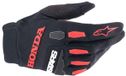 Alpinestars Honda Full Bore Handschoenen Zwart Fel Rood