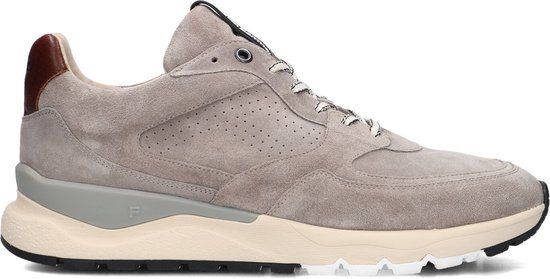 Floris van Bommel Sfm-10231 De Treener Sneakers - Leer - Heren - Taupe - Maat 43⅓