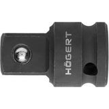 Högert adaptateur pour clé à chocs 1/2 pouce x 3/4 pouce