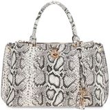 GUESS Bianca Girlfriend Satchel Handtas Lichtgrijs
